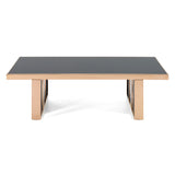 Cartier Modern Black & Rosegold Coffee Table