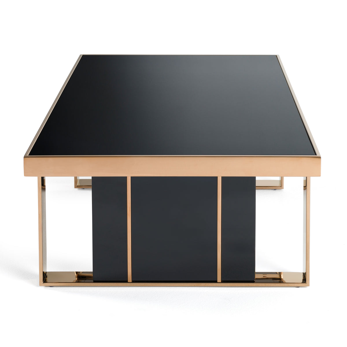 Cartier Modern Black & Rosegold Coffee Table