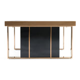 Cartier Modern Black & Rosegold Coffee Table