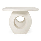 Carville Modern Terrazzo Concrete Oval Dining Table