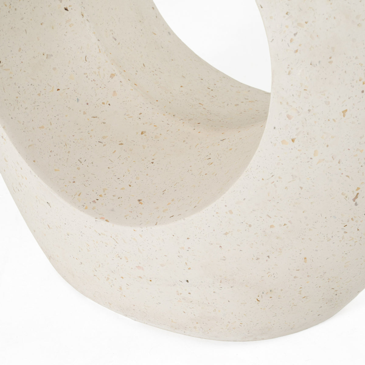 Carville Modern Terrazzo Concrete Oval Dining Table