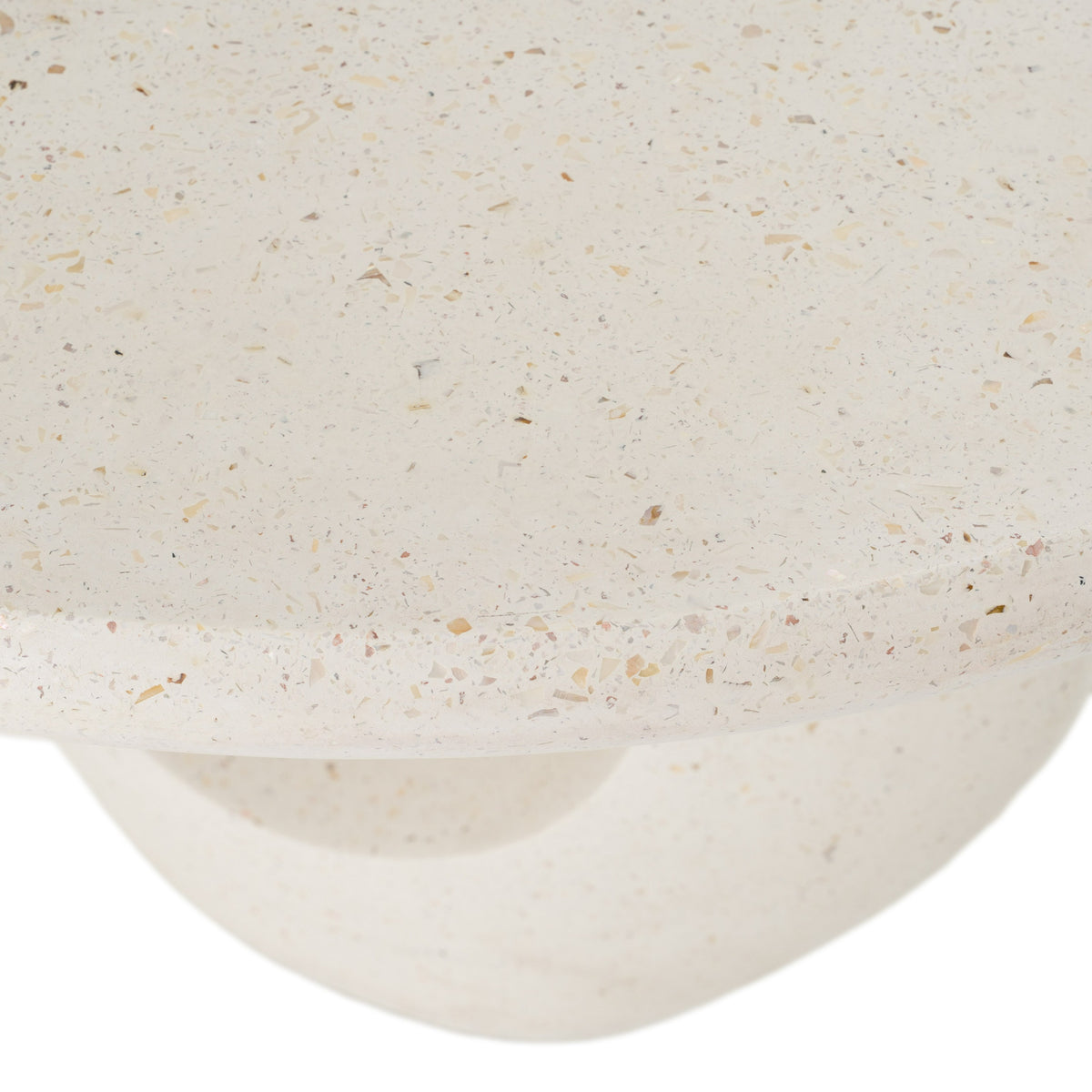 Carville Modern Terrazzo Concrete Oval Dining Table