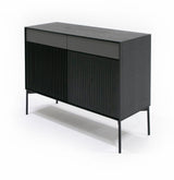 Casper Modern Mid Century Black Oak Buffet