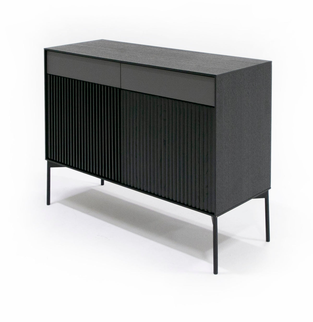 Casper Modern Mid Century Black Oak Buffet