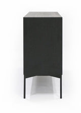 Casper Modern Mid Century Black Oak Buffet