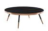 Cayson Modern Black Ceramic Coffee Table