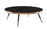 Cayson Modern Black Ceramic Coffee Table