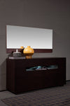 Ceres Modern Brown Oak Bedroom Mirror