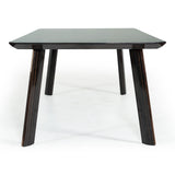 Chadwick Modern Ebony & Rosegold Dining Table