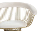 Chandler Modern Beige Velvet & Gold Dining Chair