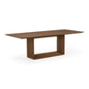 Channa Modern Walnut 95" Dining Table