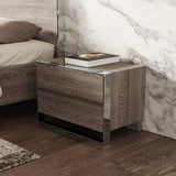 Arlene Modern Grey Elm Nightstand