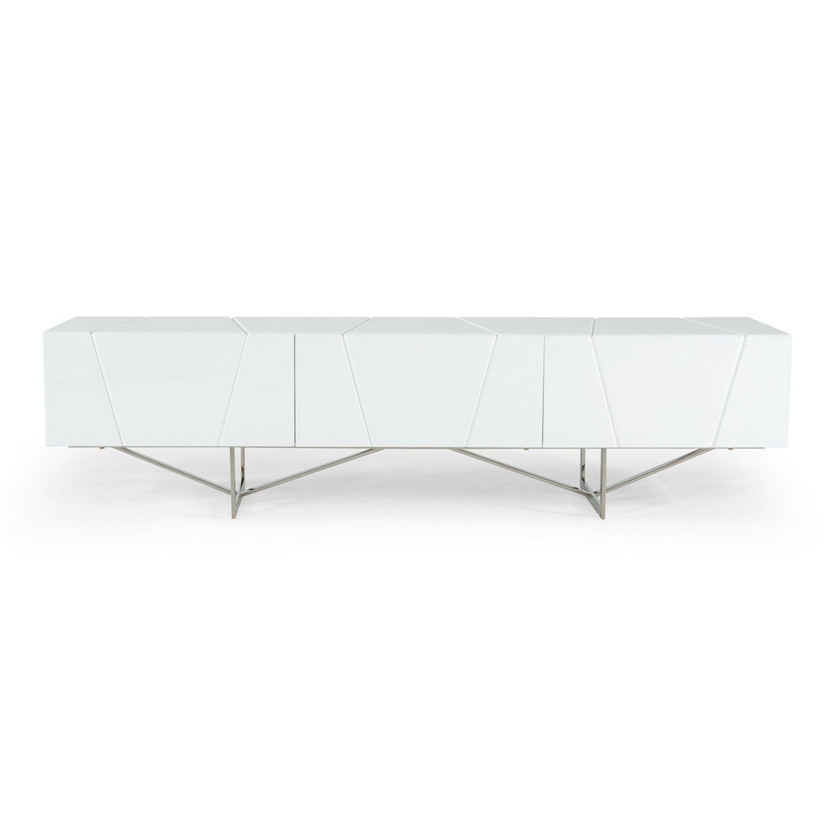 Chrysler Modern White TV Stand