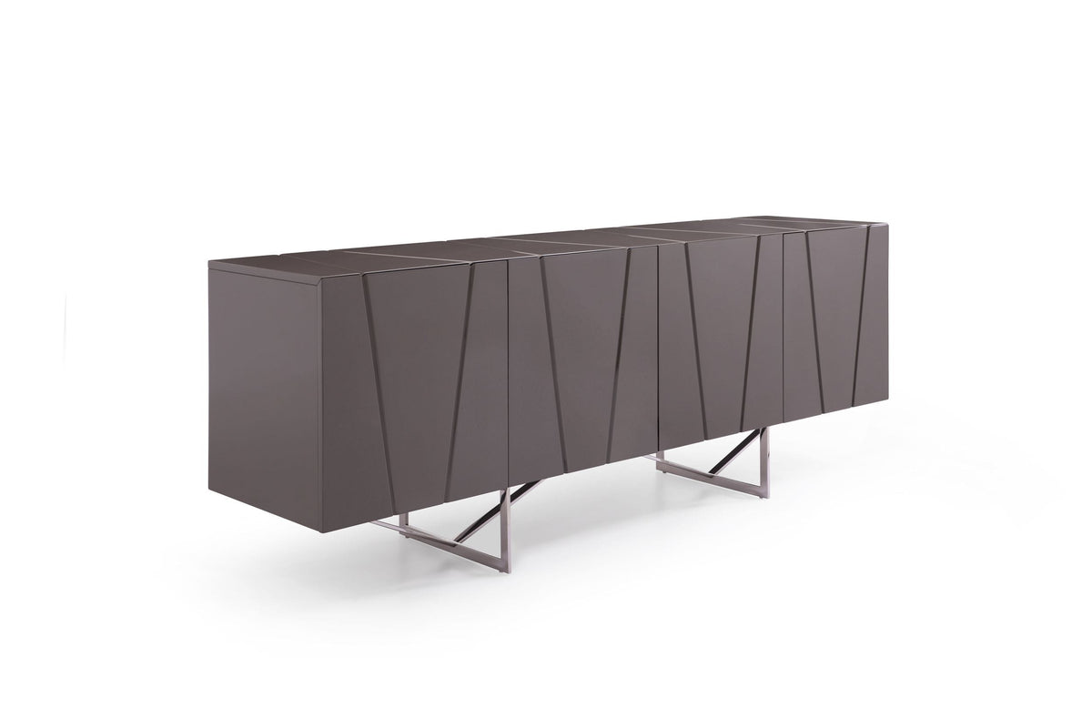 Chrysler Modern Grey High Gloss Buffet