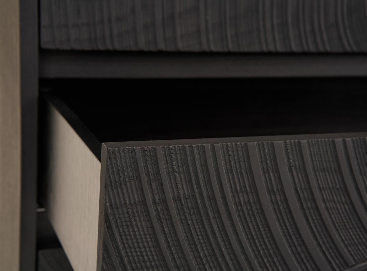 Cirque Modern Black Ash Dresser