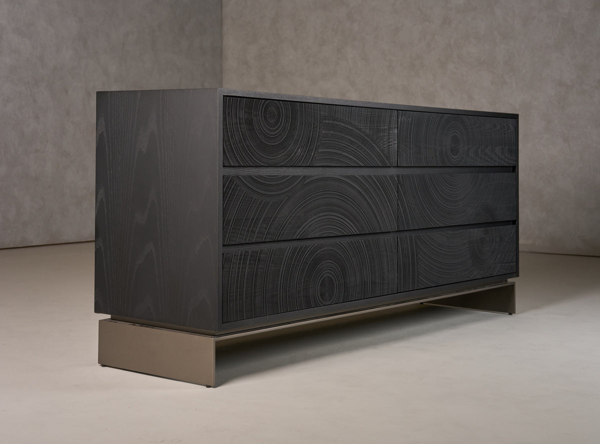 Cirque Modern Black Ash Dresser