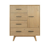 Claire Contemporary Walnut Chest