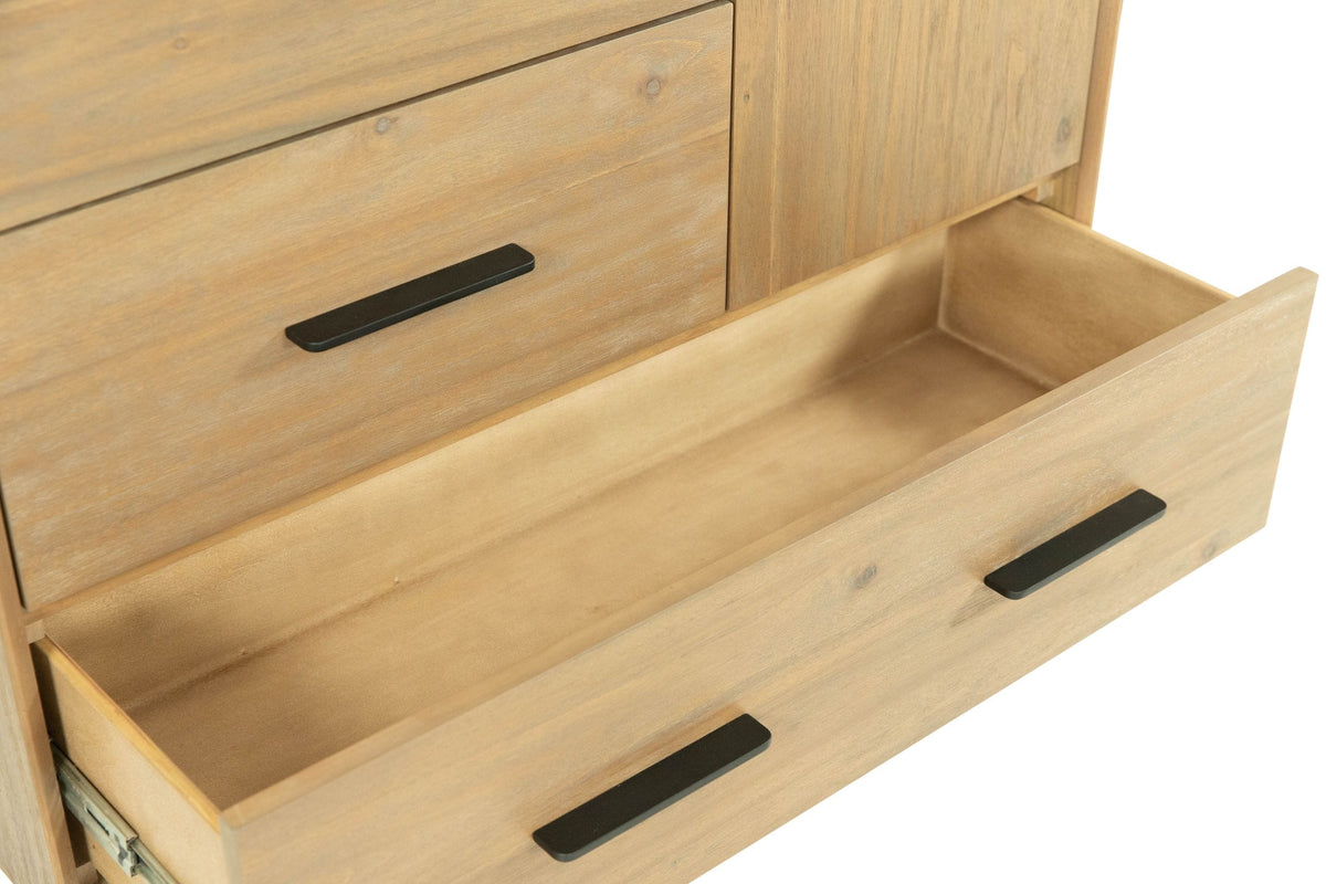 Claire Contemporary Walnut Chest