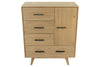 Claire Contemporary Walnut Chest