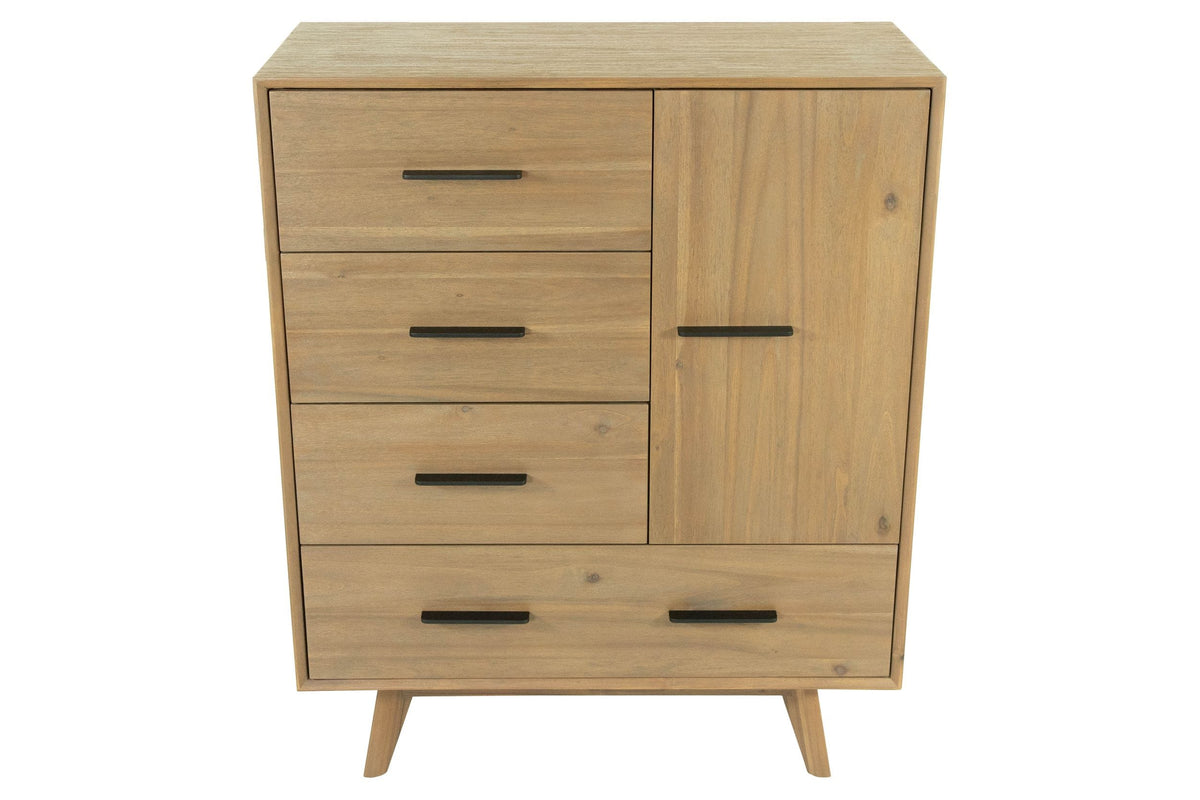 Claire Contemporary Walnut Chest