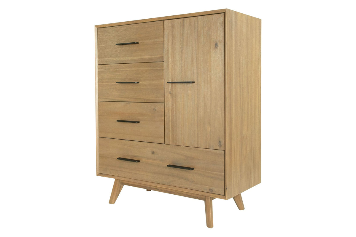 Claire Contemporary Walnut Chest