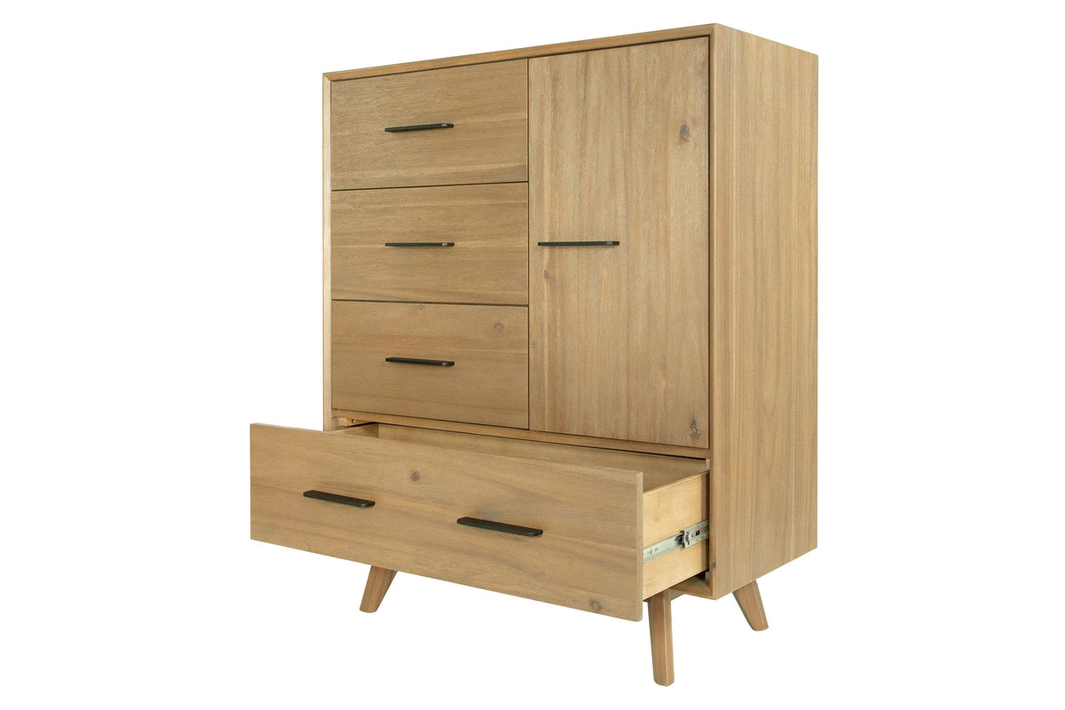 Claire Contemporary Walnut Chest