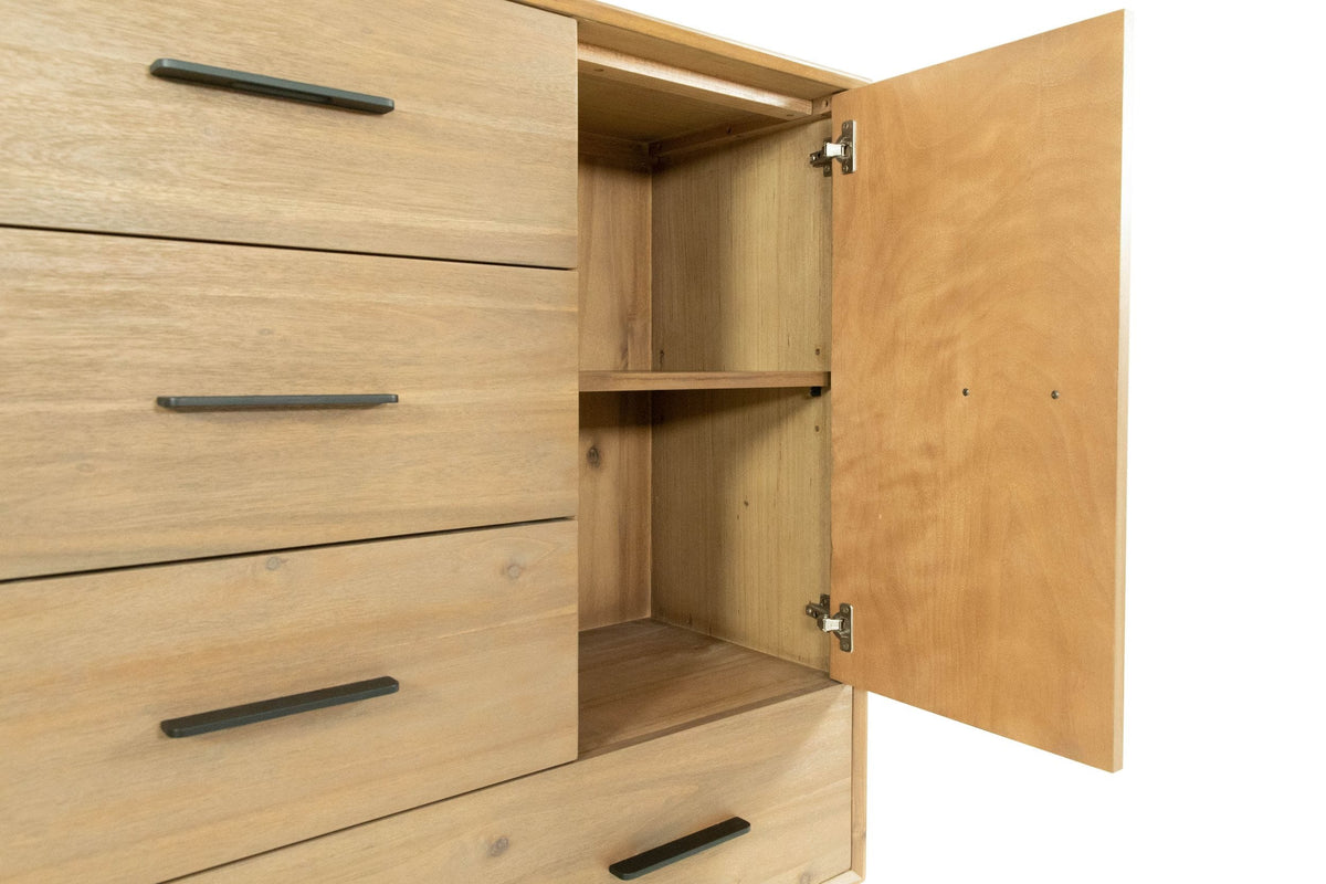 Claire Contemporary Walnut Chest