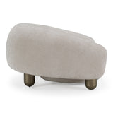 Clarity Contemporary Light Grey Fabric Accent Chair