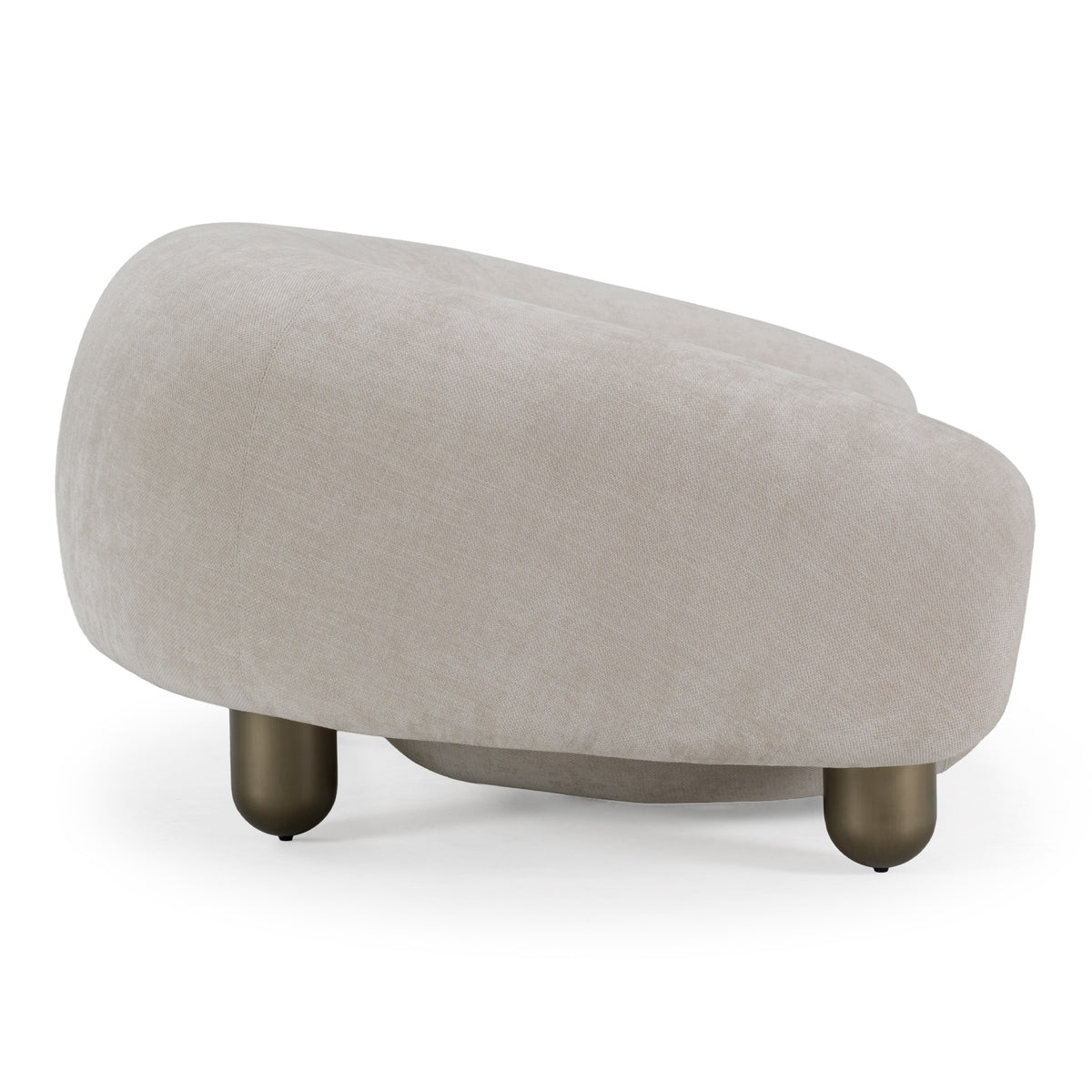 Clarity Contemporary Light Grey Fabric Accent Chair