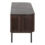 Clifton Modern Smoked Ash Tall TV Stand