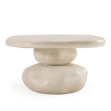Coates Modern Beige Concrete Coffee Table