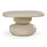 Coates Modern Beige Concrete Coffee Table