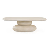Coates Modern Beige Fiberform Coffee Table