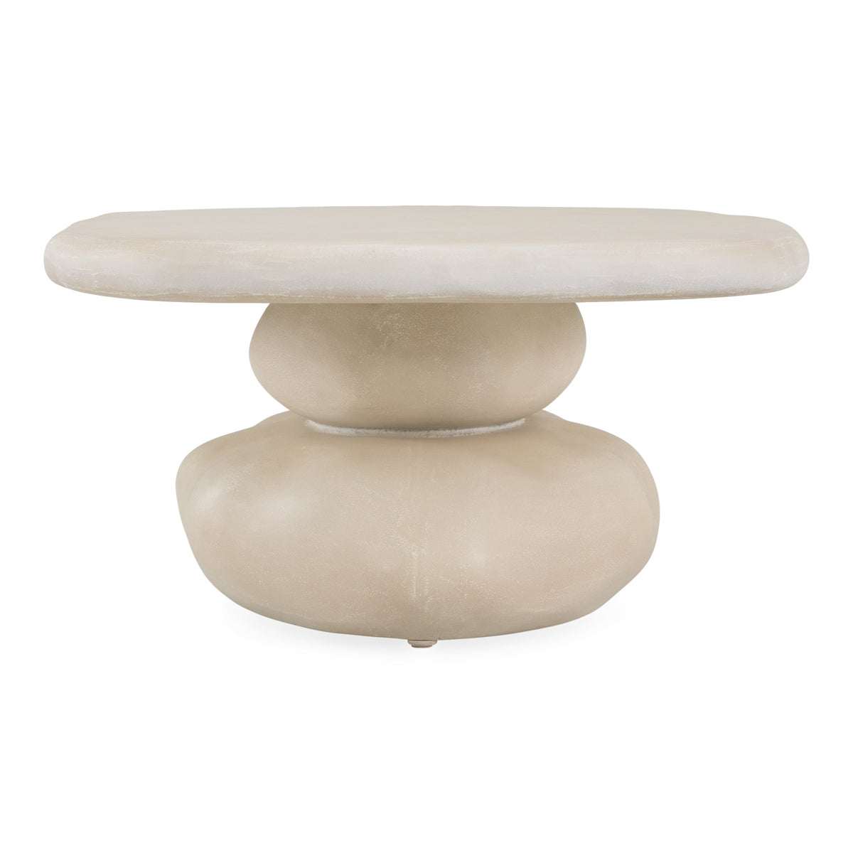 Coates Modern Beige Fiberform Coffee Table