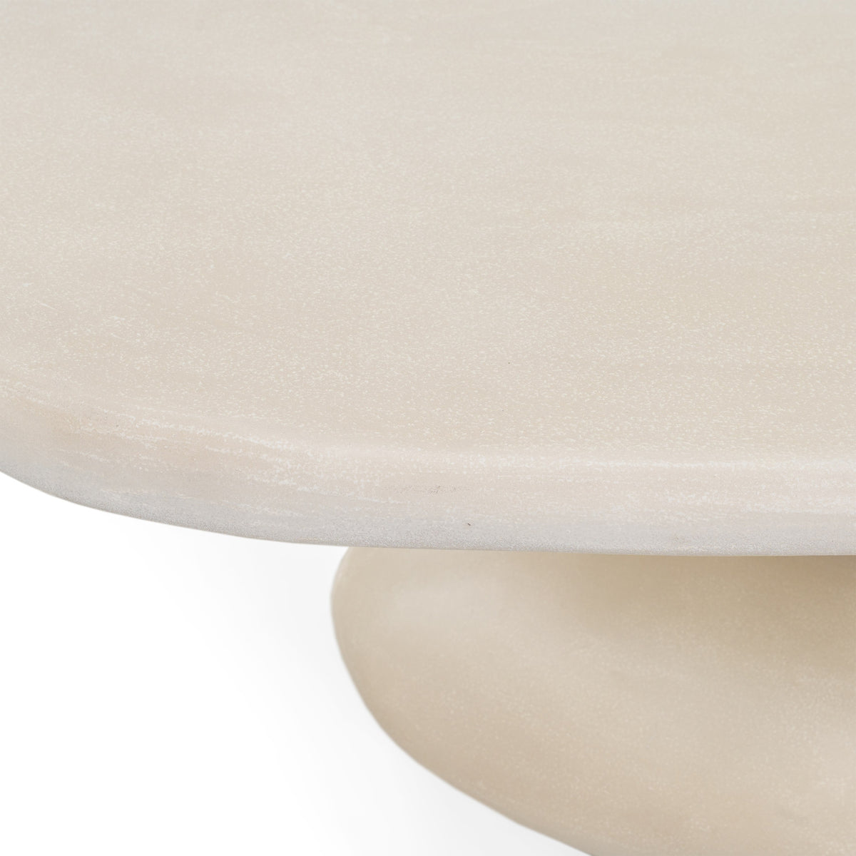 Coates Modern Beige Fiberform Coffee Table