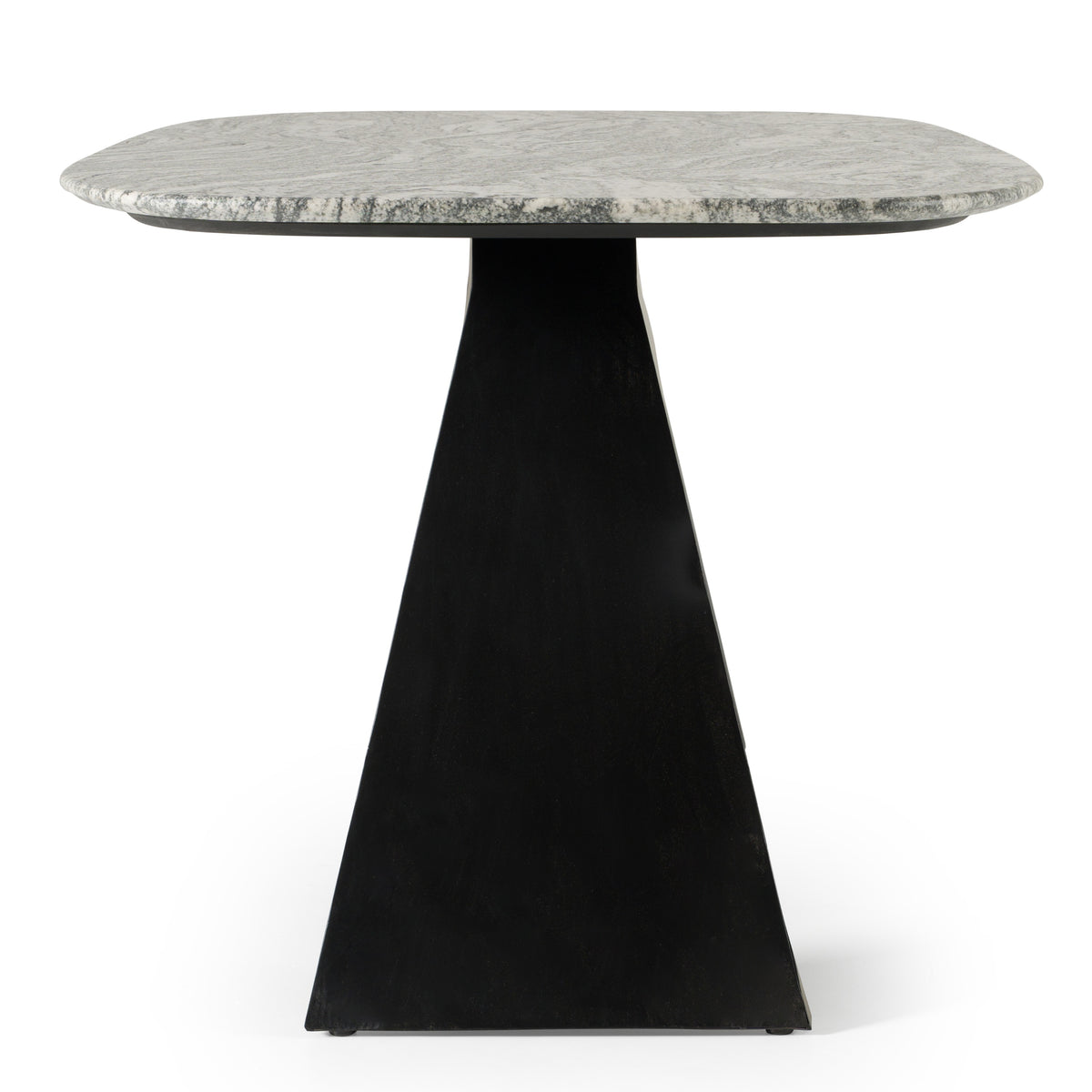 Colbert Modern Black & White Marble Dining Table