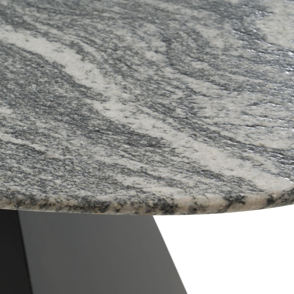 Colbert Modern Black & White Marble Dining Table
