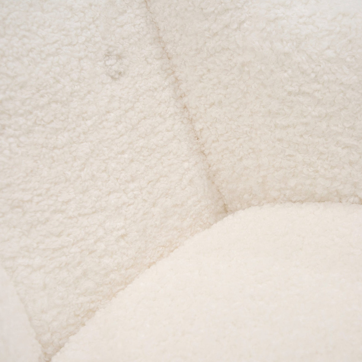 Colfax Modern White Sheep Rocking Chair