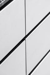 Concord Modern Black Marble + Black Ash + Aluminum Dresser