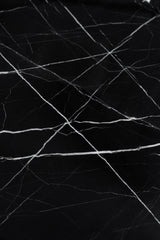Concord Modern Black Marble + Black Ash + Aluminum Dresser