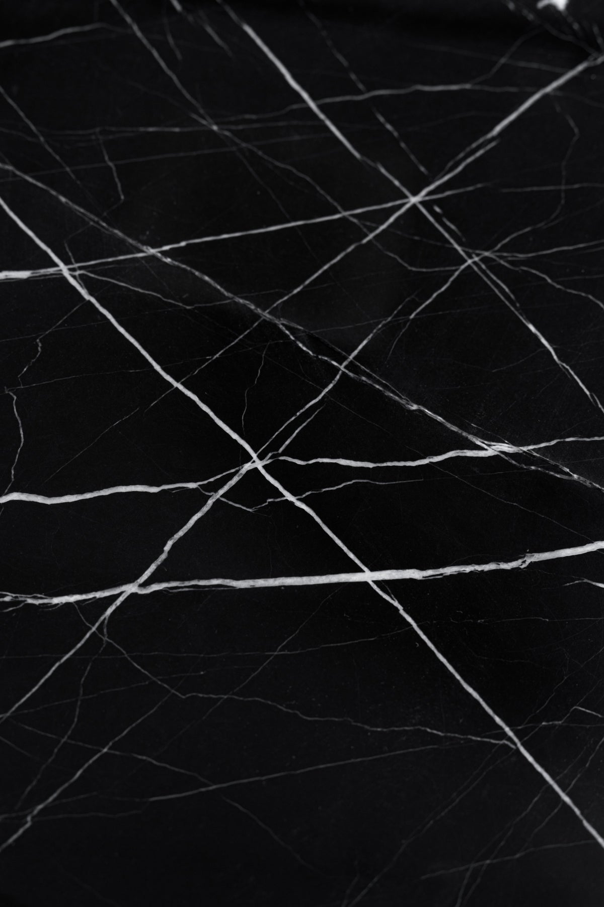 Concord Modern Black Marble + Black Ash + Aluminum Dresser
