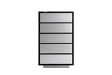 Concord Modern Black Marble + Black Ash + Aluminum Chest