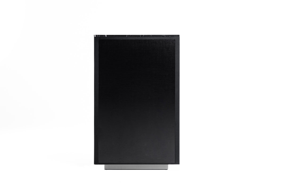 Concord Modern Black Marble + Black Ash + Aluminum Chest