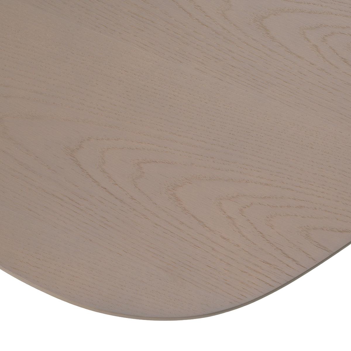 Connie Modern White Oak Oval Coffee Table