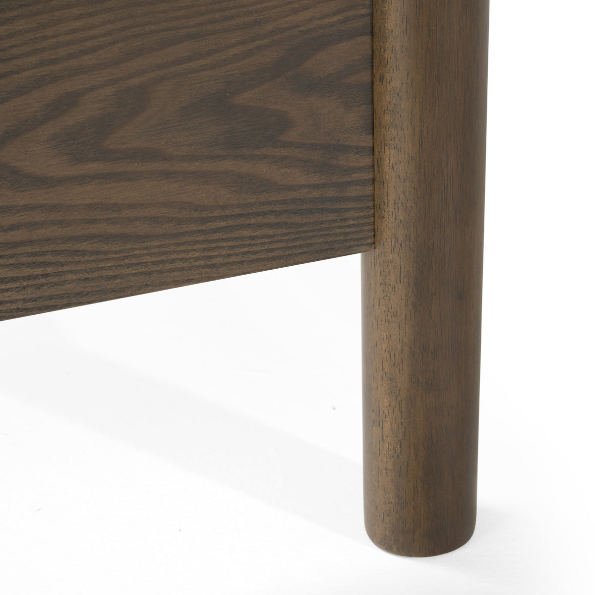Carolina Modern Grey Fabric + Wenge Bed