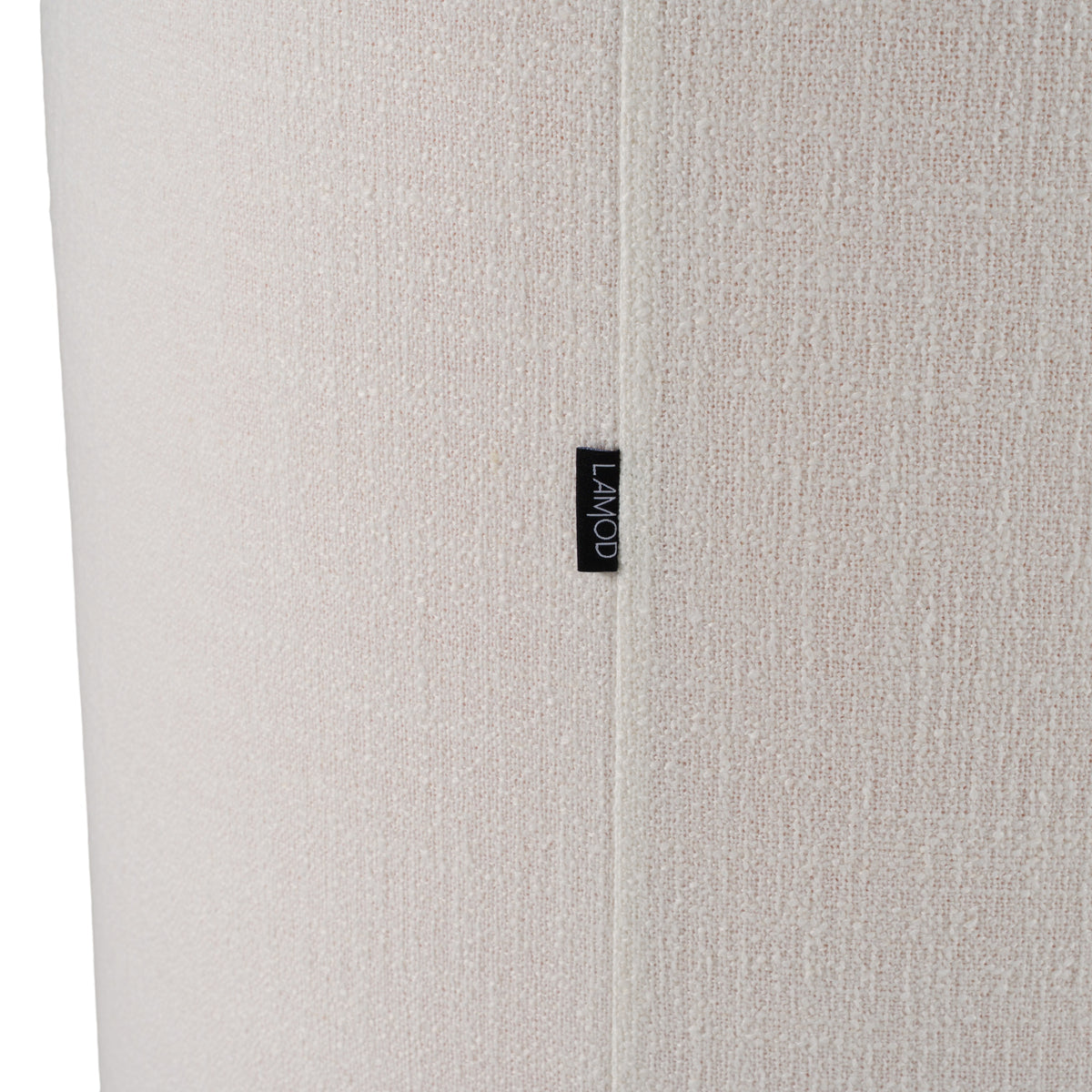 Correa Modern White Fabric Swivel Dining Chair