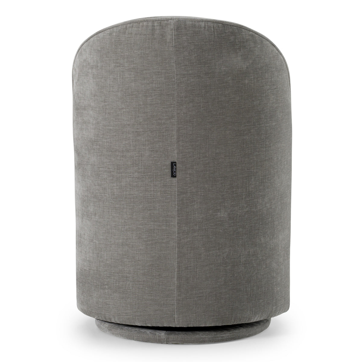 Correa Modern Dove Grey Fabric Swivel Dining Chair