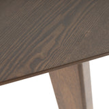 Costello Mid-Century Modern Wenge Dining Table + 8 Chairs Set