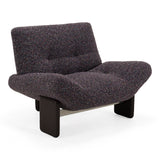Crowley Modern Grey Multi-Color Fabric Accent Chair