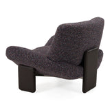 Crowley Modern Grey Multi-Color Fabric Accent Chair